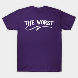 THE WORST - - - Typographic Design T-Shirt